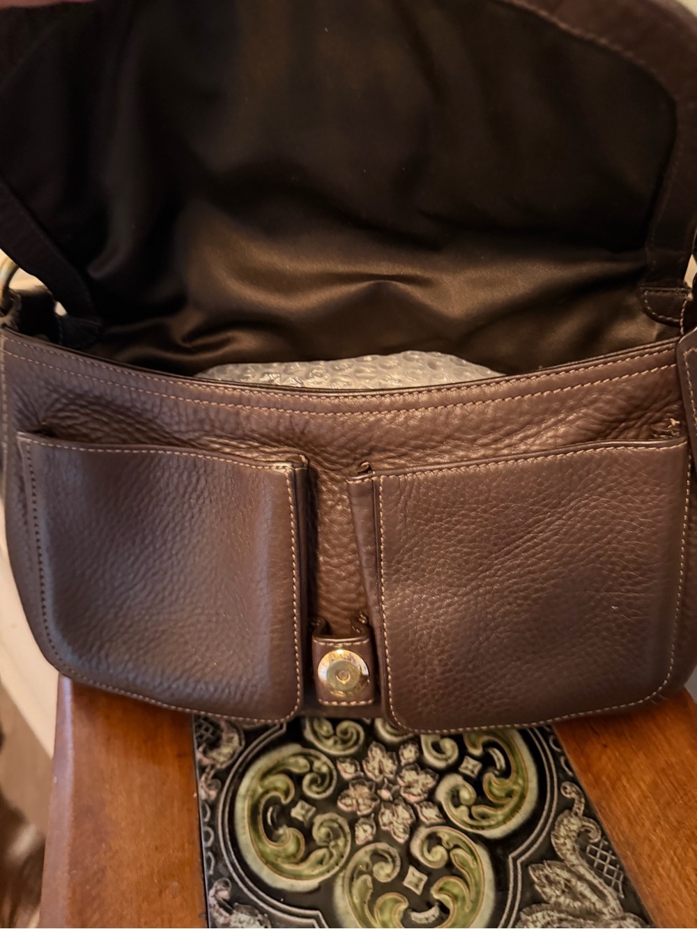 Coach Dark Brown Soho Buckle Flap Shoulder Bag - Picture 3 of 9